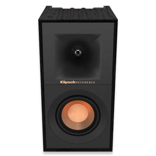 klipsch Reference Next Generation R-40SA Dolby Atmos High-Performance, Horn-Loaded Elevation Surround Speaker Pair for Best-in-Class Immersive Home Theater in Black - Image 8