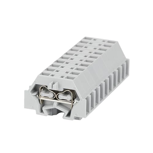 Bloque de terminales para conector de pared y riel DIN de 2 conductores, modelo 260-301
