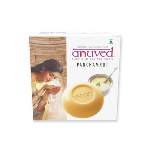 Image of Anuved Family Combo (Pack of 18) Herbal Soaps,125g each Chandanam, Kewda, Utane, Kesar, Panchamrut, Ashtagandha, Aloe Vera, Haldi Chandan & Pahadi Gulab with Sacred Indian Herbs,Enriched with Gangajal