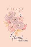 beige shabby chic bedding  Vintage Floral Notebook: for Professionals and Students, Teachers and Writers  Pretty Pink Roses and Peonies Blossoms COLOR BEIGE