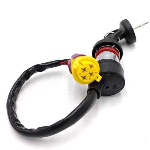 Interruptor de llave de encendido con cerradura estanca de 4 cables para UTV 2