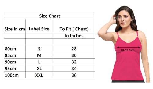 Image of GMR Womens Non Padded Cotton Bra Slip Adjustable Strap Camisole