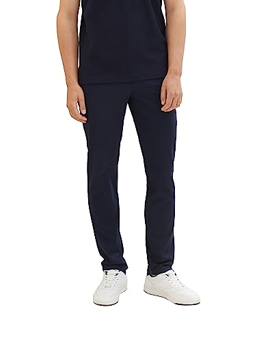 TOM TAILOR Denim Herren Slim Fit Chino Hose aus Baumwolle