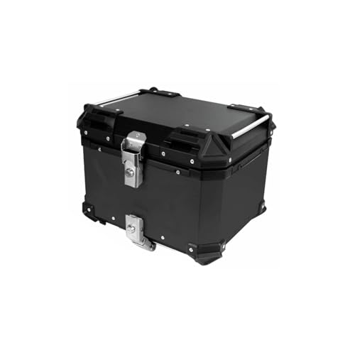 Top Case Moto en Aluminium 32L Noir pour Benelli TRK et BMW GS