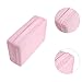 kowaku Block Prop Non Slip EVA Multifunction Brick Exercise Brick for Stretching Toning Indoor Sports Squat Workout, Pink Cover