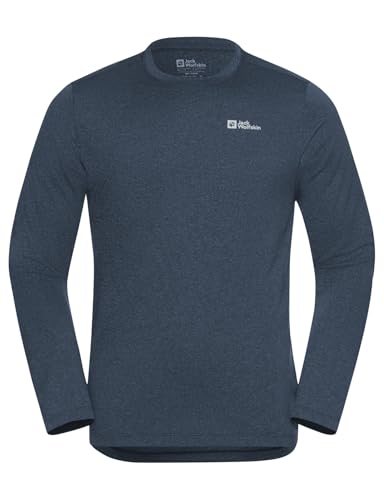 Jack Wolfskin Herren Sky Thermal L/S M Wander-Shirt, Midnight Sky, M EU 3