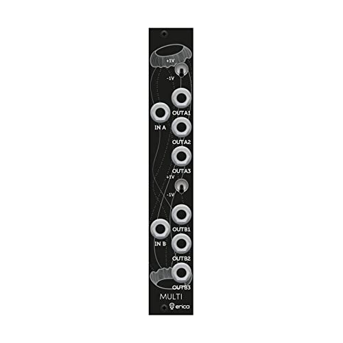 Erica Synths Black Multi Dual 1-to-3 Buffered Multiple Eurorack Module