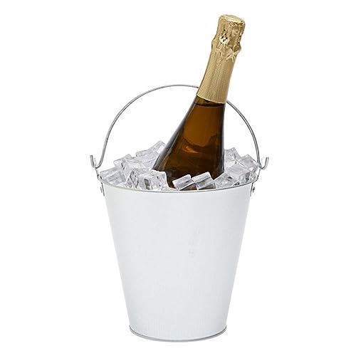 Cubo de hielo de metal resistente de 100 oz para botellas de vino 5