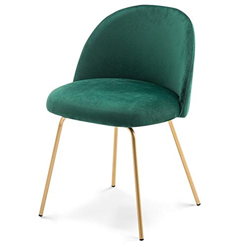 Fauteuils d'appoint au design moderne avec pieds en métal doré pour salon