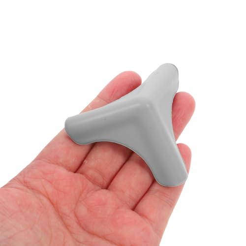 Image of ARTIBETTER 4Pcs Grey Silicone Corner Protectors for Range Hood and Furniture, Anti-Collision Table Corner Guards for Home Safety and Edge Protection