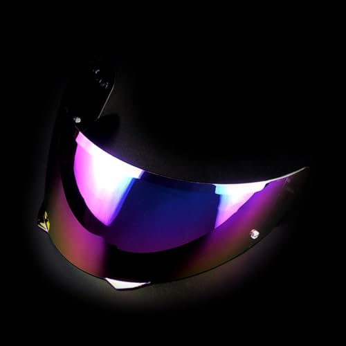 Kangnice Professional Helmet Film Anti-Fog Face Shield Colorful Motorcycles Helmet PC-materisl Fit for HJ-33 I90 Lightweight PC for Motorcycles Helmet Transparent Windshield Motorcycles