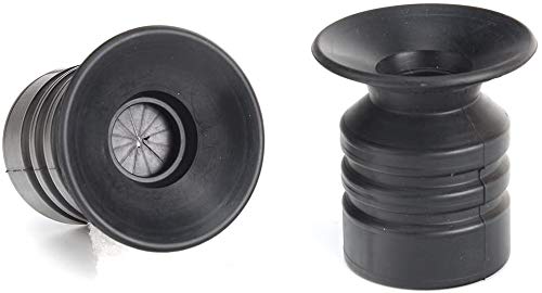 WINFREE Rifle Scope Rubber Eyepiece Extender for Airsoft Rifle Scope Telescope, Rubber Cover, Black, Scope Eyeshade