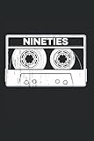  Notebook: Retro 90s Music Radio Cassette Mixtape Notebook 6x9 Inches 120 dotted pages for notes, drawings, formulas  Organizer writing book planner diary