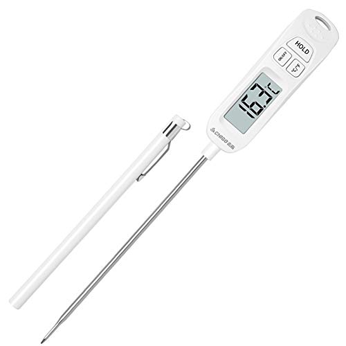 Termómetro digital para carne Medidor de temperatura Alimentos para hornear Bebé Leche Métrico Temperatura Métrico Agua Temperatura Medición Temperatura Temperatura Alta Precisión Cocina Probe Tipo