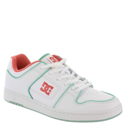 DC Men's Manteca 4 SE Casual Skate Shoe, White/Green/Sunlight, 12