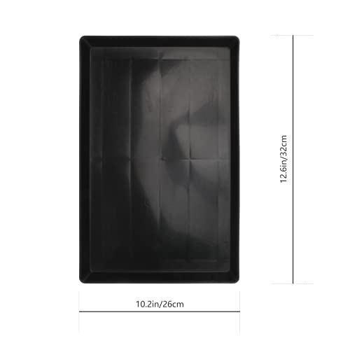 Mikikit Replacement Dog Crate Tray: Multi-Purpose Plastic Base Pan for Kennel Cage Leakproof Pet Feeding Mat & Rabbit Litter Tray - Image 2