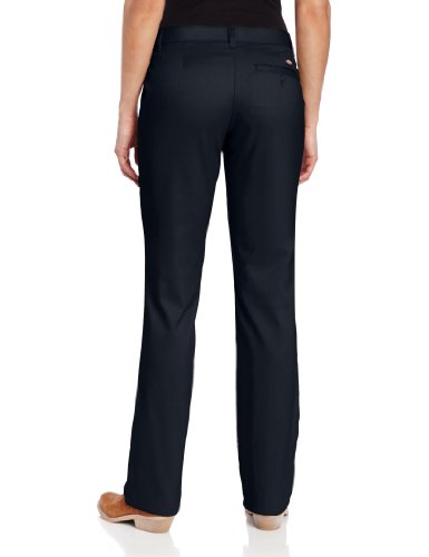 Dickies Women's Wrinkle Resistant Flat Front Twill Pant with Stain Release Finish2