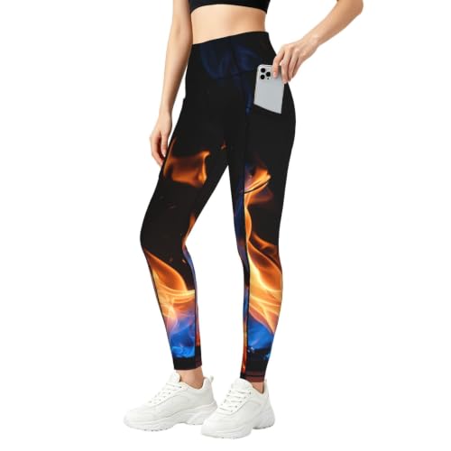 Vêtements de course à pied pantalon de yoga baggy femme entraînement running imprimé