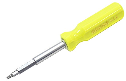 Image of Eazypower 81696 12-Pack Yellow 8-in-1 Molded Handle Screwdriver T15 /T20 (2-1 /2-inch Length),