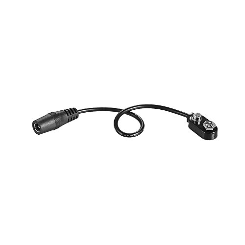 Clipe bateria de 9V Converter Encaixe Conector 2,1 milímetros * 5,5 milímetros Feminino plug para Gu
