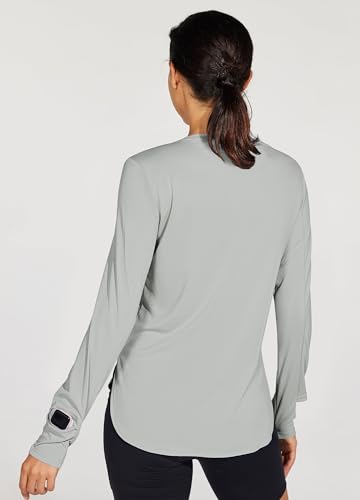 Willit Camisas de sol femininas FPS 50+ FPS manga longa caminhadas leve secagem rápida proteção UV r