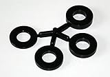 faller spritzlinge  Rolly Toys Spritzling 4-Fach schwarz zur Lenkradmonatge an vielen Kinderfahrzeugen