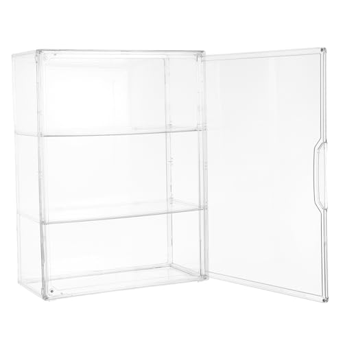TOBBOMEY Vitrina Acrílica Apilable para...