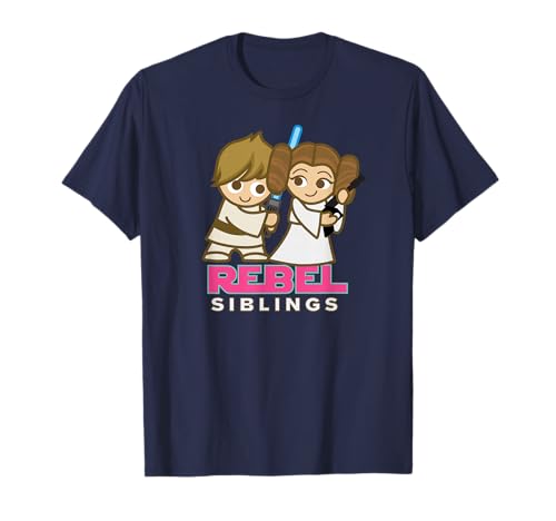 T-shirt Star Wars Luke et Leia le cadeau idéal pour frère et sœur