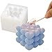 Kerzenform Herz Würfel DIY Kerze Silikonform Bubble Cube Kerze für die Herstellung von Kerzen Duftkerze Handgemachte Seife Home Decoration Aromatherapie Form