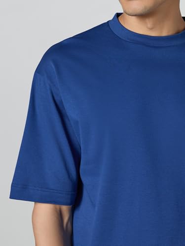 Image of XYXX Drift Oversized Tshirt for Men | 100% Combed Cotton | Solid Roundneck Drop Shoulders Half-Sleeve T Shirt