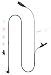 Two Wire Earpiece with Reinforced Cable for Motorola Radios BRP40 CLS1410 CLS1110 CP200 CP200D CP185 DTR650 RDU2020 RDU4100 RDU4160D RDU2080D RMU2040 RMU2080D CLS RDU RMM RMU, Acoustic Tube Headset