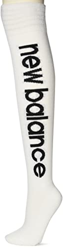 [ニューバランス] ゴルフ 蓄熱保温 ニーハイソックス (ロゴジャガード・⾜底サポート・総丈:50cm) / レディース / 012-2286502 030_ホワイト FR