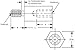 RAF ELECTRONIC HARDWARE 4507-256-S-12 3/16 HEX MALE-FEMALE STANDOFFS (QTY 100)