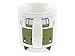 BRISA VW Collection - Volkswagen Large Ceramic Coffee-Tea-Cappuccino Mug Cup in T2 Bus Design (370 ml/12.5 fl oz/Bus Front/Green)