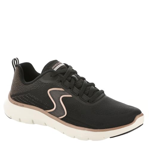 Skechers Flex Appeal 5.0, Zapatillas de Deporte Mujer, Negro 01, 39 EU