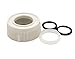Dura Faucet DF-RK510-WT RV Faucet Spout Nut and Rings Replacement Kit (White)