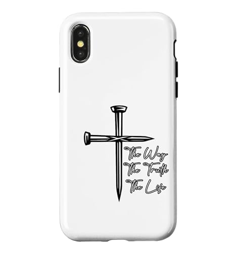 The Way The Truth The Life Sacriice �C���X�s���[�V�������b�Z�[�W �X�}�z�P�[�X iPhone X/XS �p