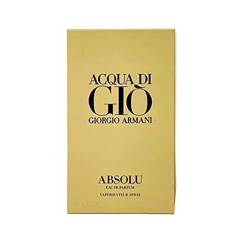 Giorgio Armani Acqua Di Gio Absolu For Men Eau De Parfum Spray, Woody Aromatic, 4.2 Oz #TOP1