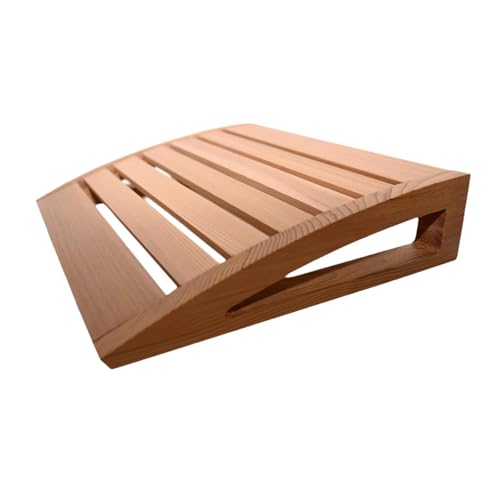 Colcolo Poggiatesta per Sauna in Legno Supporto per Collo Attrezzatura Ergonomica E Confortevole Supporto in Legno Cuscino per Sauna per