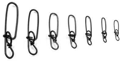 Stringease Tackle Stay-Lok Snap Fishing Terminal Tackle Stay Lok Leader Snaps [20 - Pack] (#3-150 lb.)
