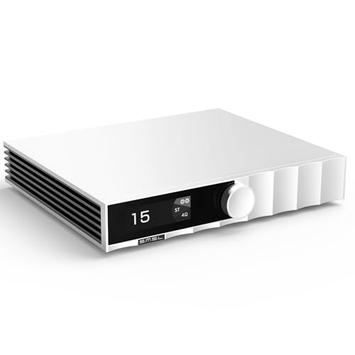 SMSL PA400 Galliumnitrid Verstärker 250 W x2 Stereo 500 W Mono Pure Amplifie Ausgang PGA2311 Chip Stereo Balanced(XLR)/RCA/Mono(XLR) Input German Infneons neuester Galliumnitrid...