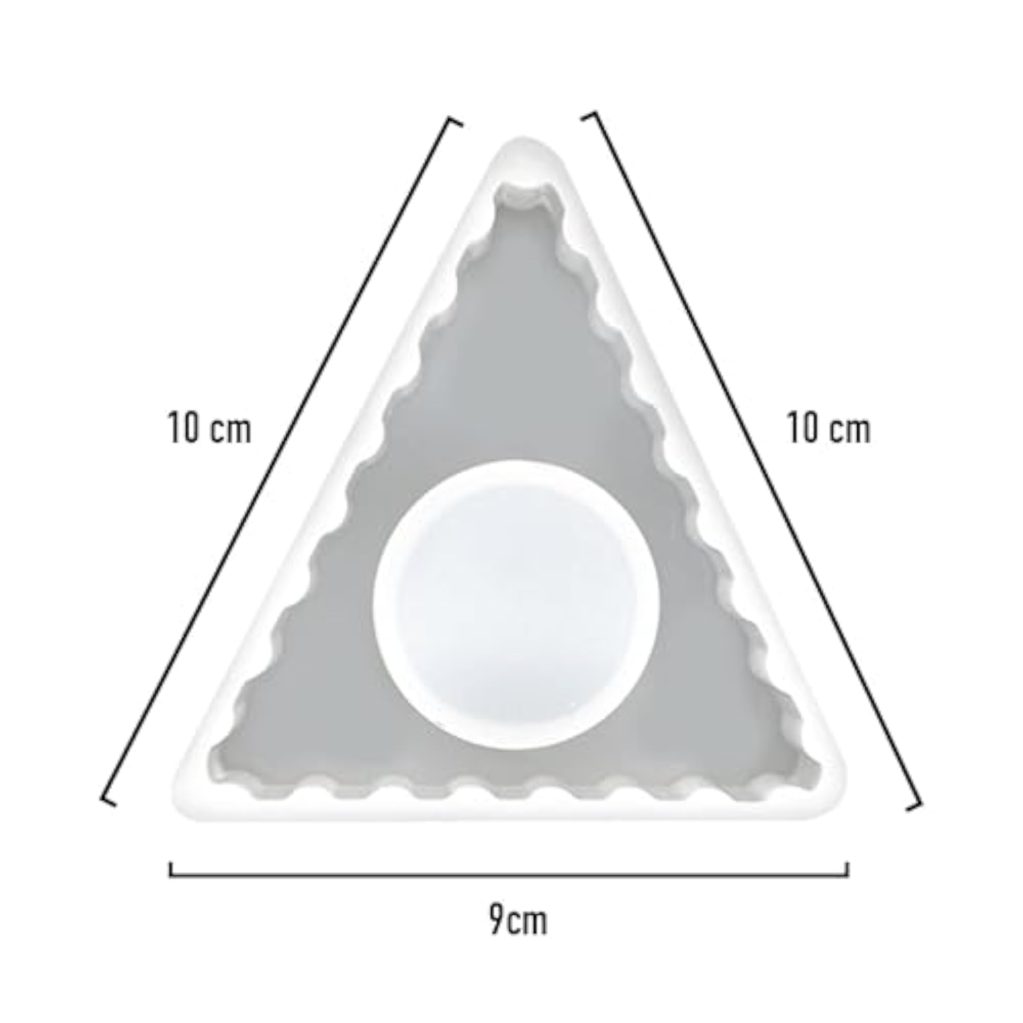 Polystore Triangle Tea Light Candle Mould Kit