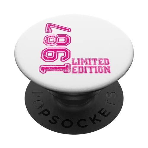 Edición limitada 1987 Cumpleaños 1987 Nacido 1987 Vintage PopSockets PopGrip Intercambiable