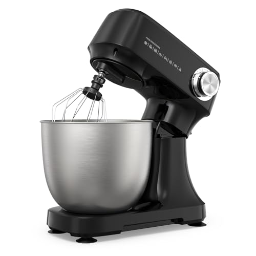 Stand Mixer 4.8 Qt Electric Food Mixer 12 Speeds Portable