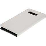 cubierta de cuero artificial para el Samsung Galaxy J5 (2016) J510 - Bookstyle blanco