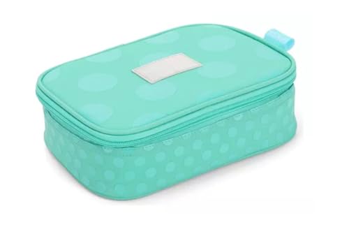 Estojo Box Organizador Escolar 100 pens Tween Circle (Verde agua)