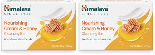 Himalaya Herbal Healthcare Nourishing Cream and Honey Cleansing Bar, 4.41 Ounce (Pack of 2)