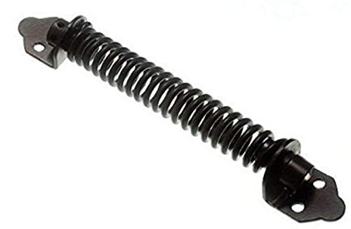 Carlisle Brass SELF CLOSING GATE SPRING, Black, Brass Finish, Residential Gate Hardware