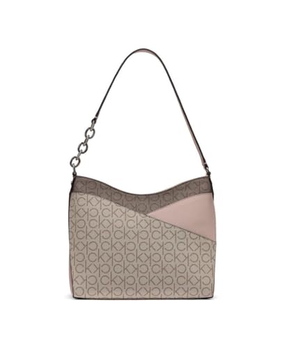 Calvin Klein Nova Chain Hobo Shoulder Bag, Vanilla/Khaki/Petal/Amlond/Taupe, One Size - image 2