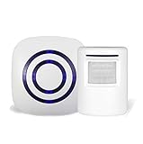 Infrared Motion Sensor Alarm Entry Alert Vistor Doorbell Home Security Driveway Kit